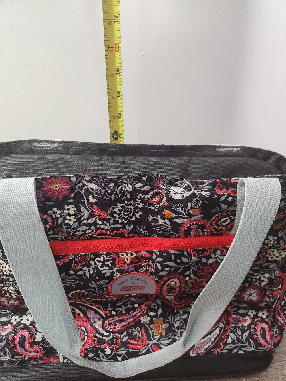 Vera Bradley Coleman Paisley Floral Insulated Cooler Bag